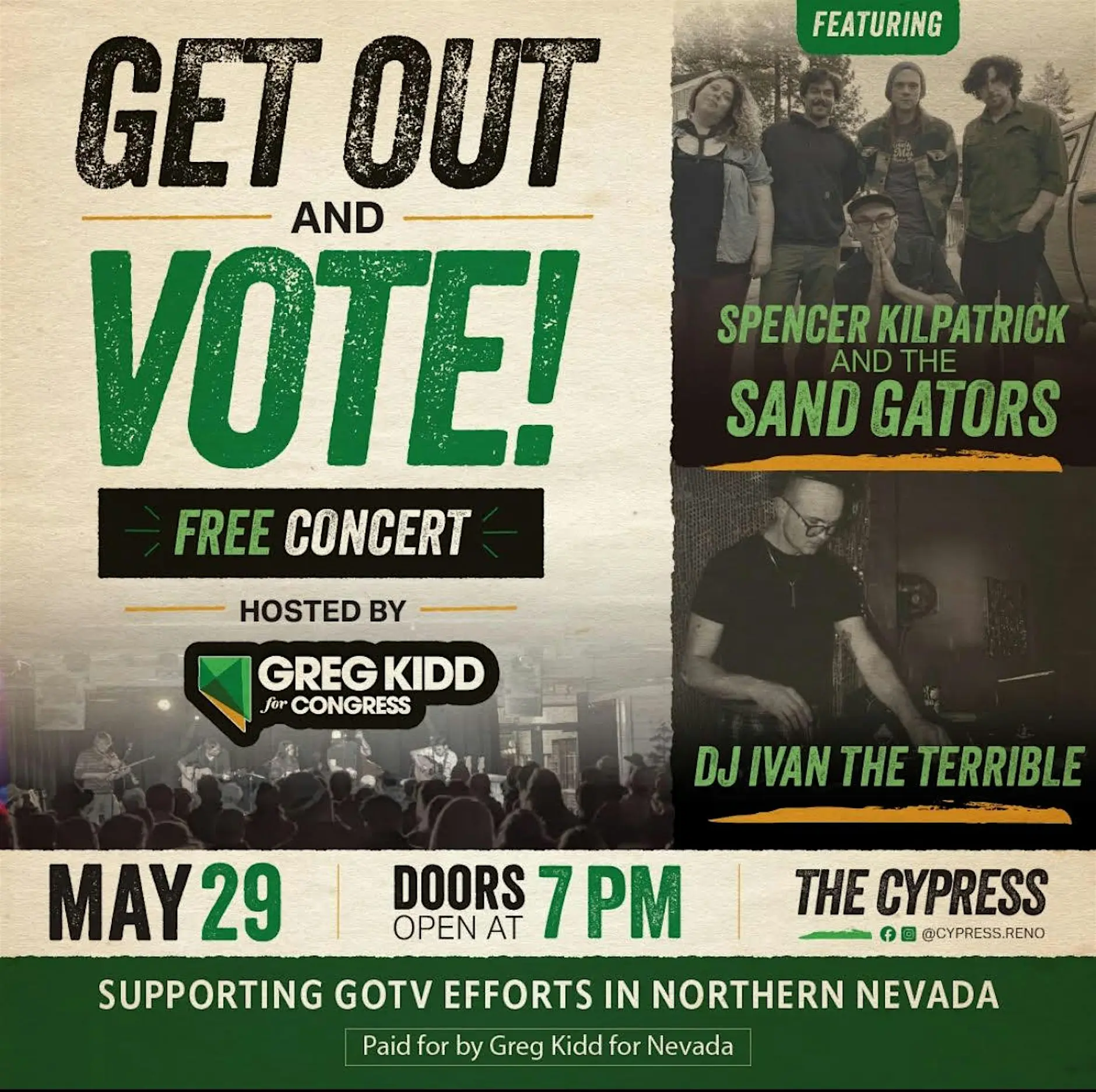 Get Out & Vote! flyer
