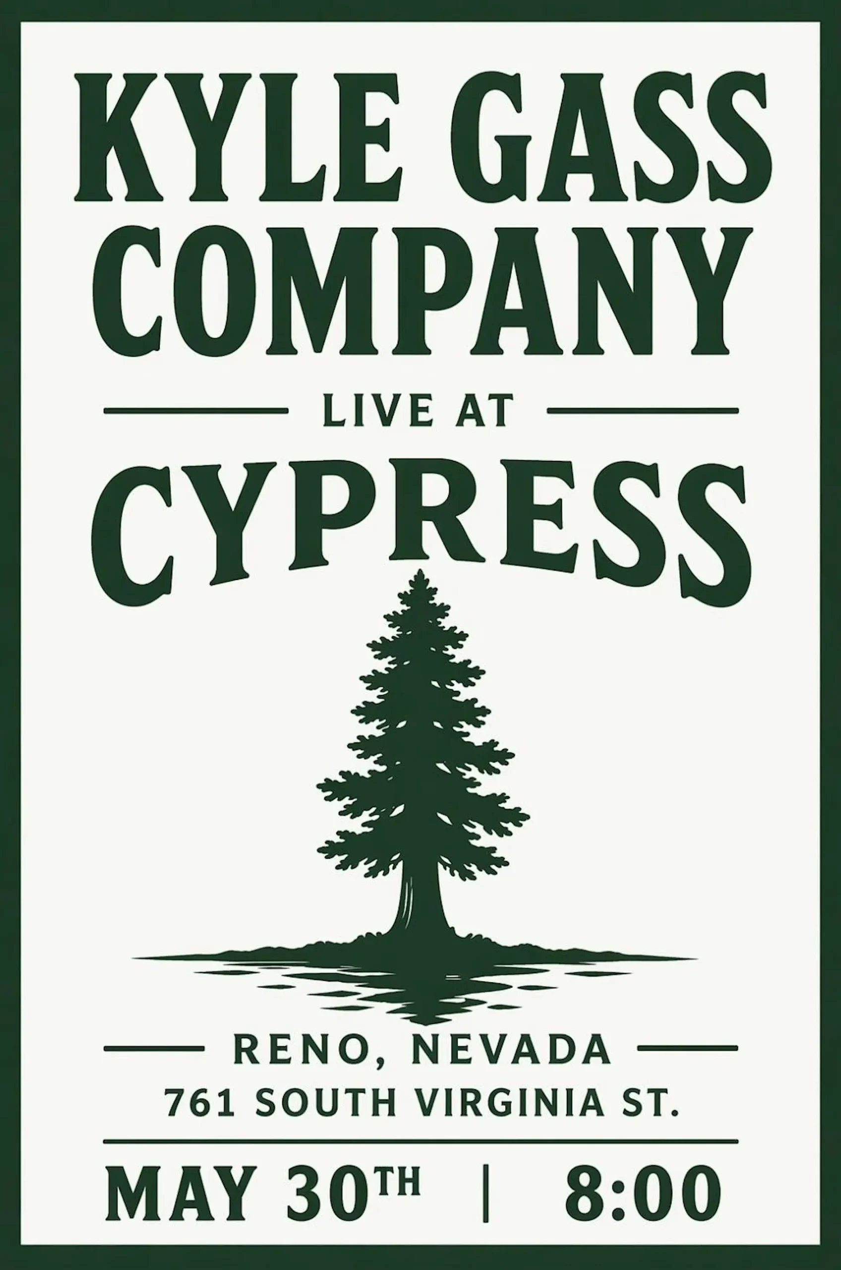 Kyle Gass Company flyer