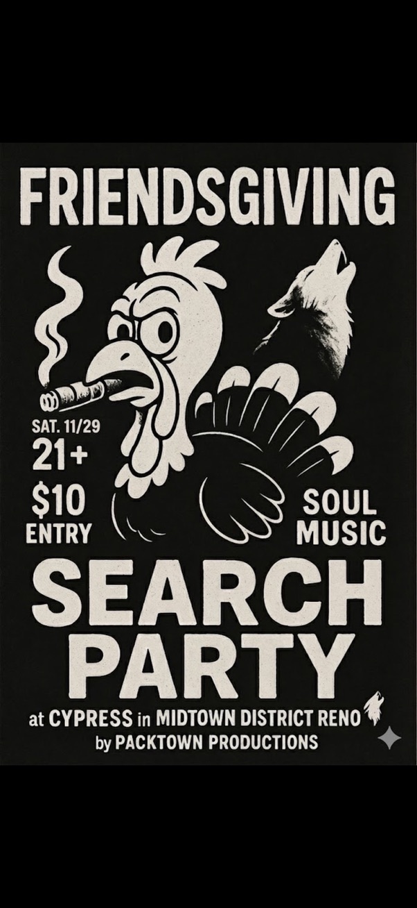 Friendsgiving Search Party poster