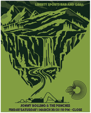 Liberty show green poster